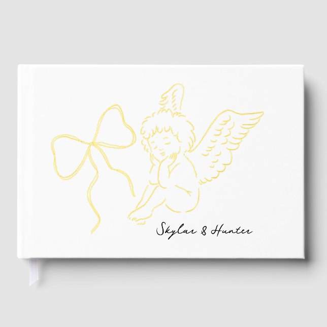 Livre D'or Boho Doodle manuscrit main tiré (Recto)