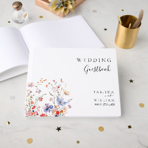 Livre D'or Boho Floral fleur sauvage mariage