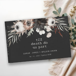 Livre D'or Boho Rustique rouille gothique Mariage botanique n