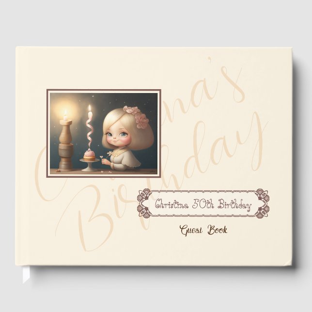 Livre D'or Bonne fille anniversaire 01 (Recto)