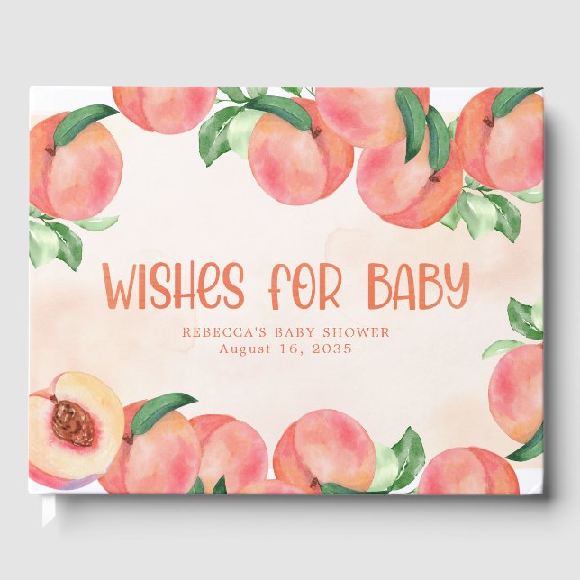 Livre D'or Bouche d'aquarelle pour bébé (Recto)