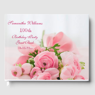 Livre D'or Bouquet De Roses Roses Roses 100e Anniversaire