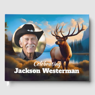 Livre D'or Bull Elk à Mountain Lake Memorial