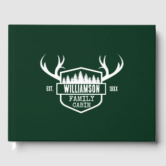 Livre D'or Cabine Nom de famille Vert