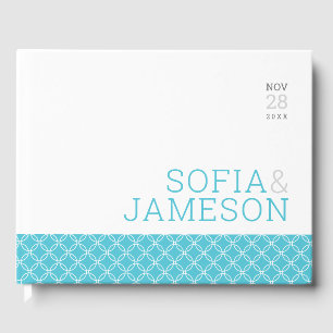 Livre D'or Cadeau spécial simple type moderne bleu turquoise