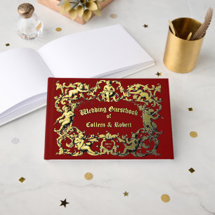 Livre D'or Cadre de Cherubs Baroque Rococo Vintage