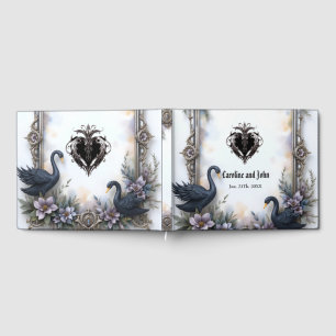 Livre D'or Cadre de mariage Black Swan – Amour gothique roman
