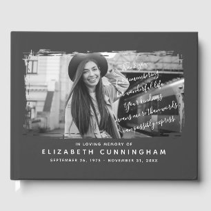 Livre D'or Cadre photo moderne et simple Memorial