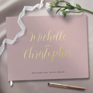 Livre D'or Calligraphie moderne pour la mariée et le Mariage