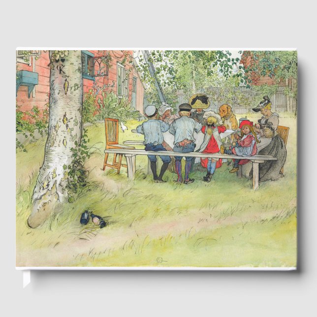 Livre D'or Carl Larsson Breakfast (Recto)