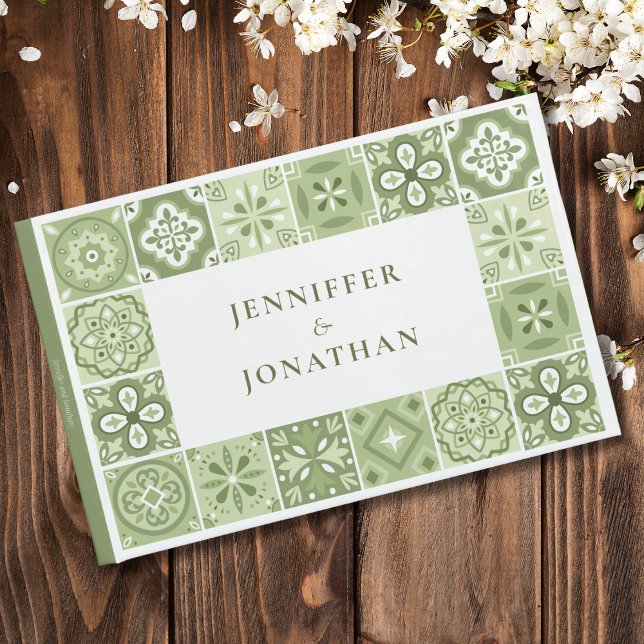 Livre D'or Carreaux espagnols verts (Créateur téléchargé)