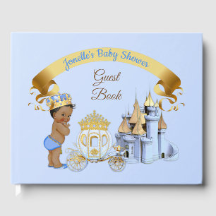 Livre D'or Carrosse de château du prince royal bleu or garcon