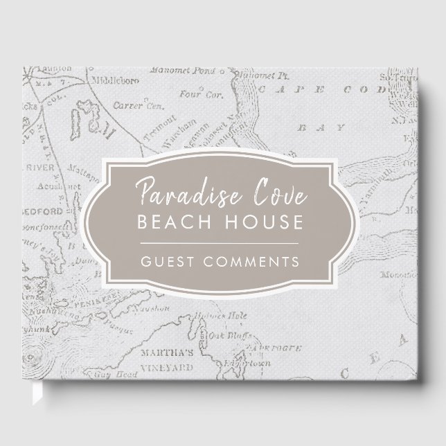 Livre D'or Carte Beach House Location de vacances Commentaire (Recto)