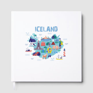Livre D'or carte d'Islande