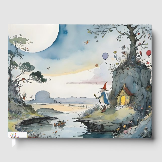 Livre D'or Cartoon wizard dreamscape (Recto)