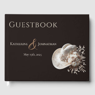 Livre D'or Casquette blanc Cowgirl avec fleurs
