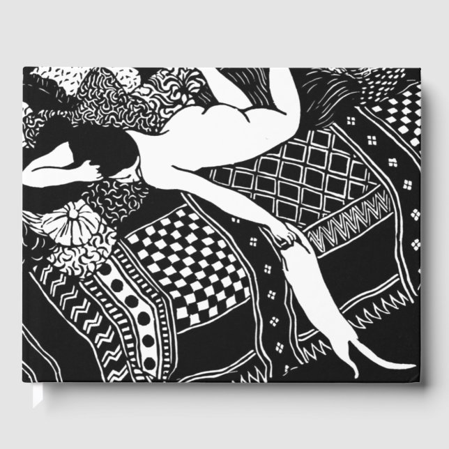 Livre D'or Cat Felix Vallotton Lady Bed Laziness La Paresse (Recto)