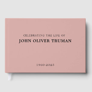 Livre D'or Célébration de la vie de Mémorial Personnalisé Ros