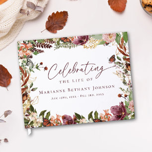 Livre D'or Célébration de la vie en mémoire d'Elegant Fall