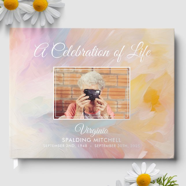 Livre D'or Célébration de la vie funéraire Service commémorat (Créateur téléchargé)