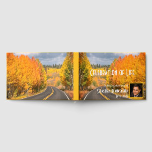 Livre D'or Célébration de la vie Scène au bord de la route en