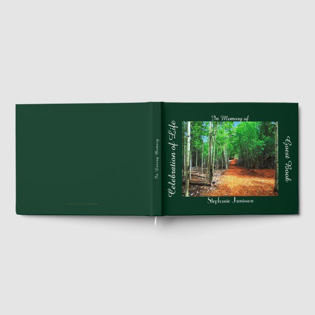 Livre D'or Célébration de la voie de la vie Tru Aspens, Nom,  (Complet)