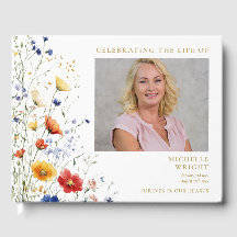 Célébration de vie funéraire florale Photo