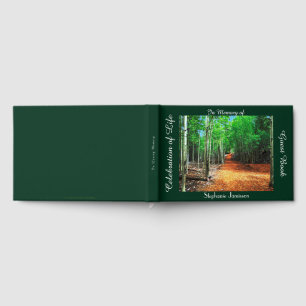 Livre D'or Célébration du chemin de vie à travers les tremble
