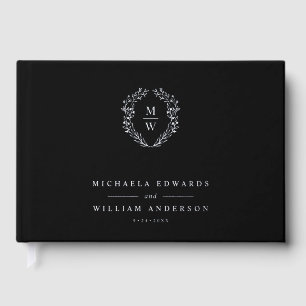 Livre D'or CERCLE DE FLEURS RÉEL EN MÉTAL Élégant Cercle de F