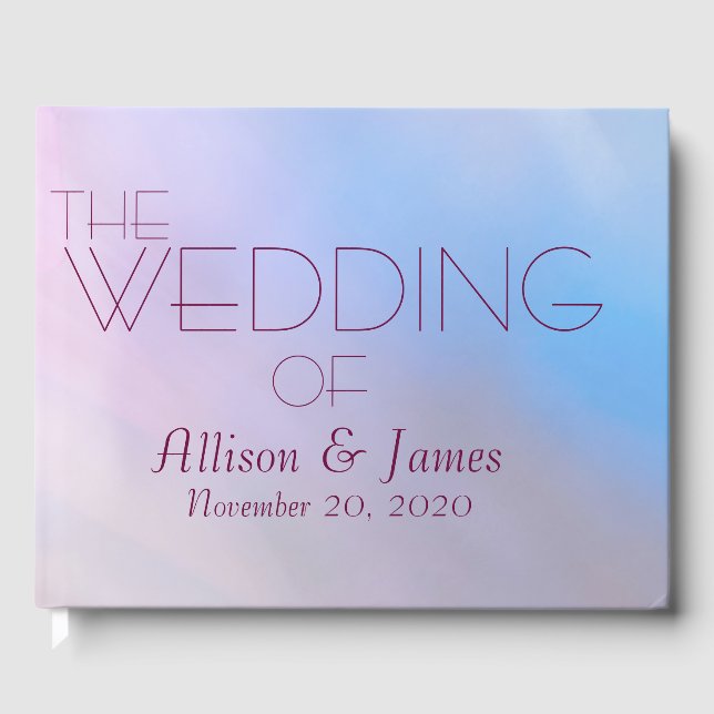 Livre D'or Cerise mariage personnalisable (Recto)