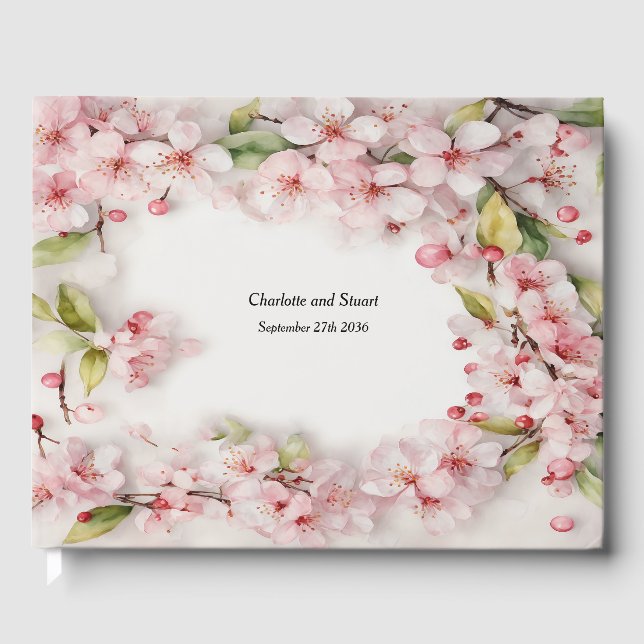Livre D'or Cerisier en Fleur (Recto)