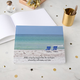 Livre D'or Chaises sur le Beach Guest Book