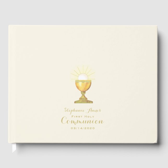 Livre D'or Chalice Communion (Recto)