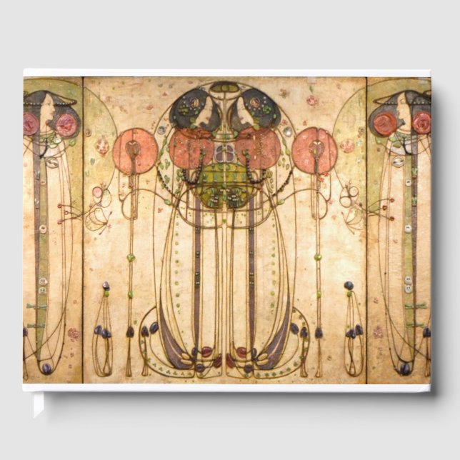 Livre D'or Charles Rennie Mackintosh Le Wassail (Recto)