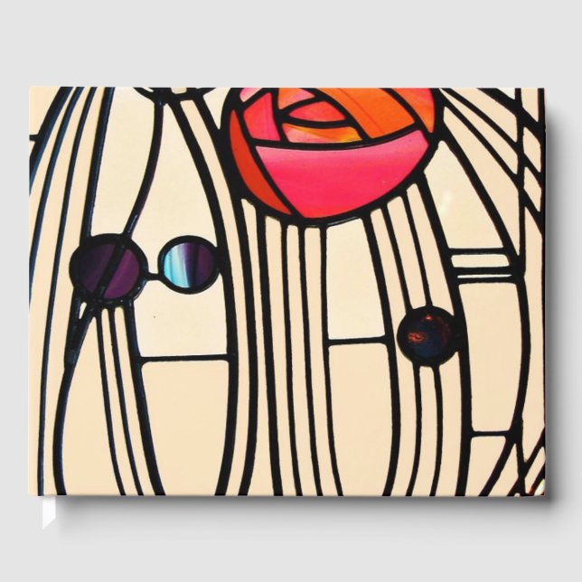 Livre D'or Charles Rennie Mackintosh Vitrail (Recto)