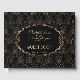 Livre D'or Charm Great Gatsby 20s Art Déco Mariage