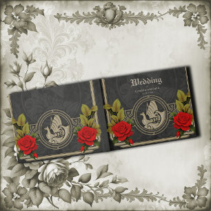 Livre D'or Charme mystique viking avec des noeuds celtiques é