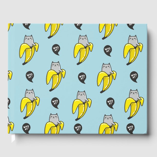 Livre D'or Chat en banane (Recto)