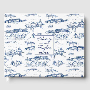 Livre D'or Chattanooga Toile Marine et Mariage blanc