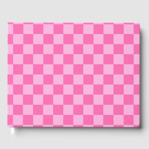 Livre D'or Chaud Pink Checkerboard