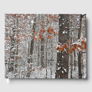 Livre D'or Chênes couverts de neige hiver Photographie de la