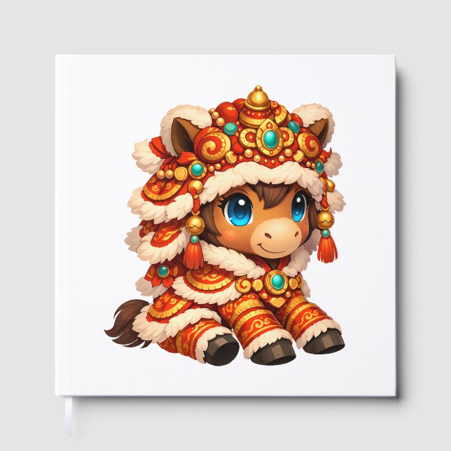 Livre D'or Chinese New Year Horse 2026 Zodiac (Recto)