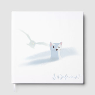 Livre D'or Chouette neigeuse et une belette blanche