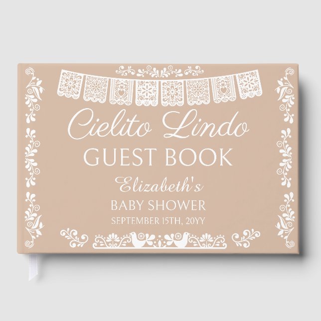 Livre D'or Cielito Lindo Beige Baby Shower (Recto)