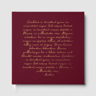 Livre D'or Citation personnalisée poème Votes mariages