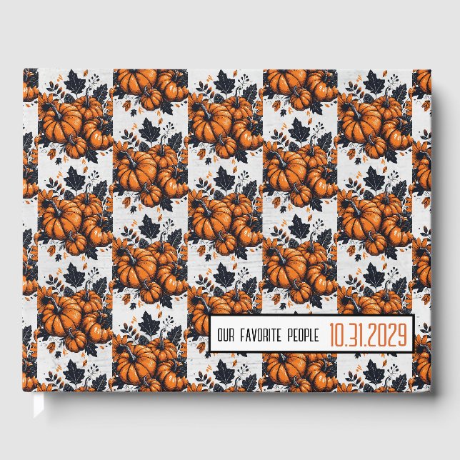 Livre D'or Citrouilles jolies (Recto)