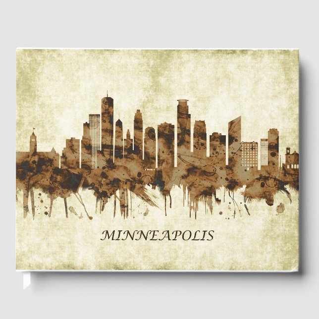 Livre D'or Cityscape du Minneapolis (Recto)