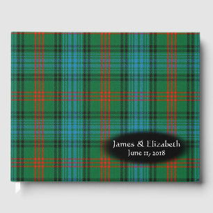 Livre D'or Clan écossais Ross Tartan Plaid Mariage
