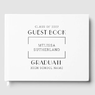 Livre D'or Classe de 2022 Simple Minimalist Graduation Party
