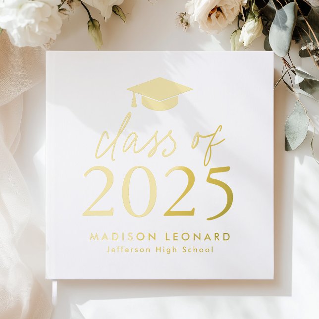 Livre D'or Classe moderne de 2025 Graduation (Créateur téléchargé)